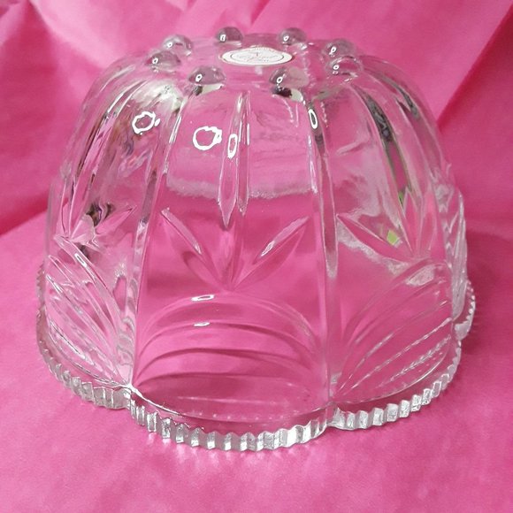 VINTAGE KIG INDONESIA - CLEAR GLASS CANDY DISH - TRINKET BOWL - 5-1/4" x 3" - Picture 3 of 5